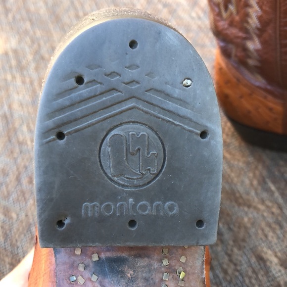 Montana quilled ostrich boot - Picture 3 of 5